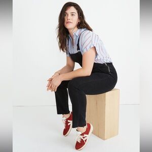 NWT Madewell Skinny Overalls 3x in Lunar Wash Plus Size